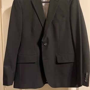 JF J Ferrar Black Slim Fit Dress Suit Jacket Men's Size 38S NWOT
